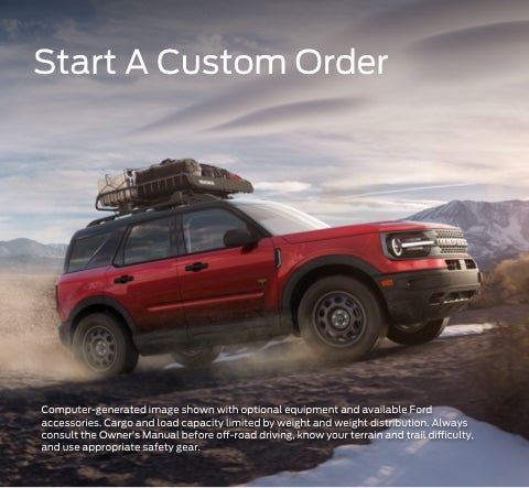 Start a custom order | Vision Ford in Wahpeton ND
